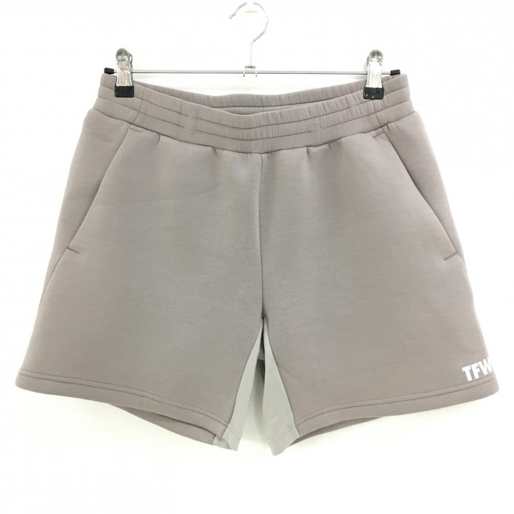 【美品】ティーエフダブリュー ハーフパンツ ベージュ ダンボールニット  メンズ L ゴルフウェア 2023年モデル TFW49
