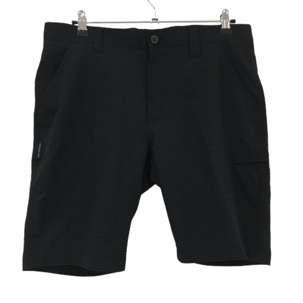 ジーディーオーオリジナル ハーフパンツ 黒 サッカー生地  メンズ 5 ゴルフウェア GDO ORIGINAL