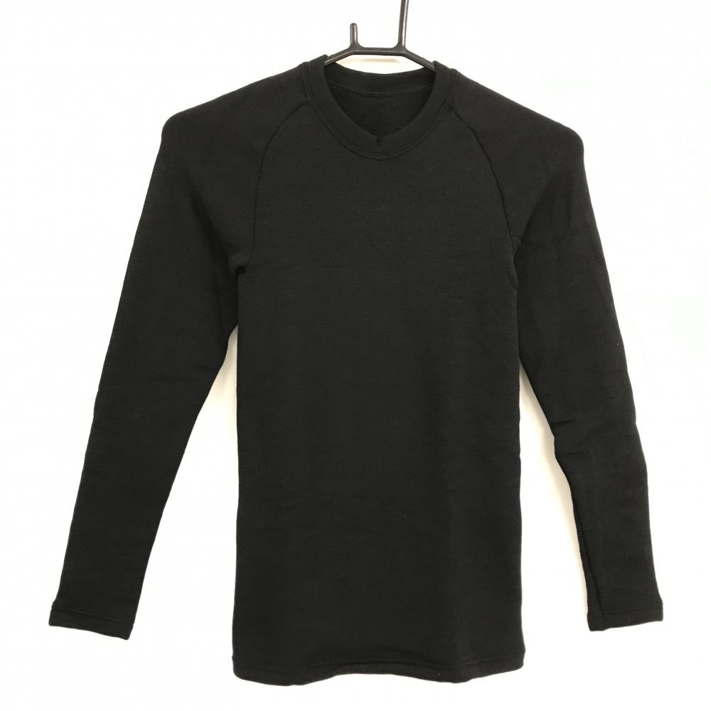 【新品】ゼロフィット インナーシャツ 黒 裏起毛 速暖 ヒートラブ  レディース S ゴルフウェア ZEROFIT