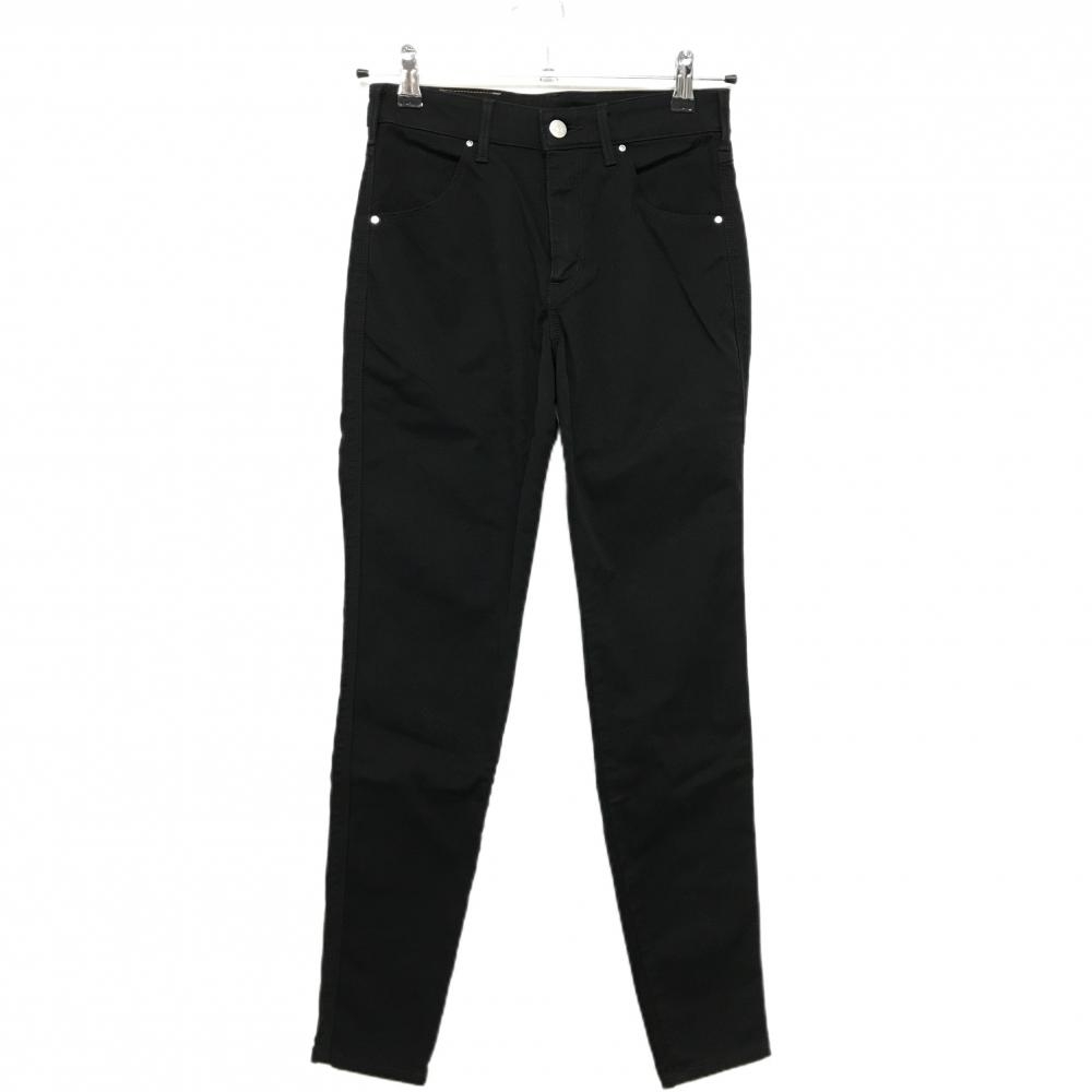 【超美品】リー パンツ 黒 シンプル ストレッチ  レディース S ゴルフウェア Lee
