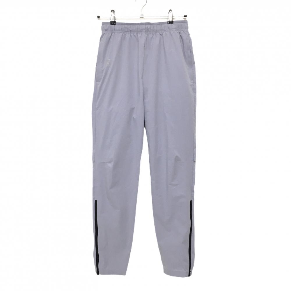 オン パンツ ライトグレー ストレッチ 薄手 ウエストゴム＆調節紐 RUN ON CLOUDS レディース XS ゴルフウェア ON