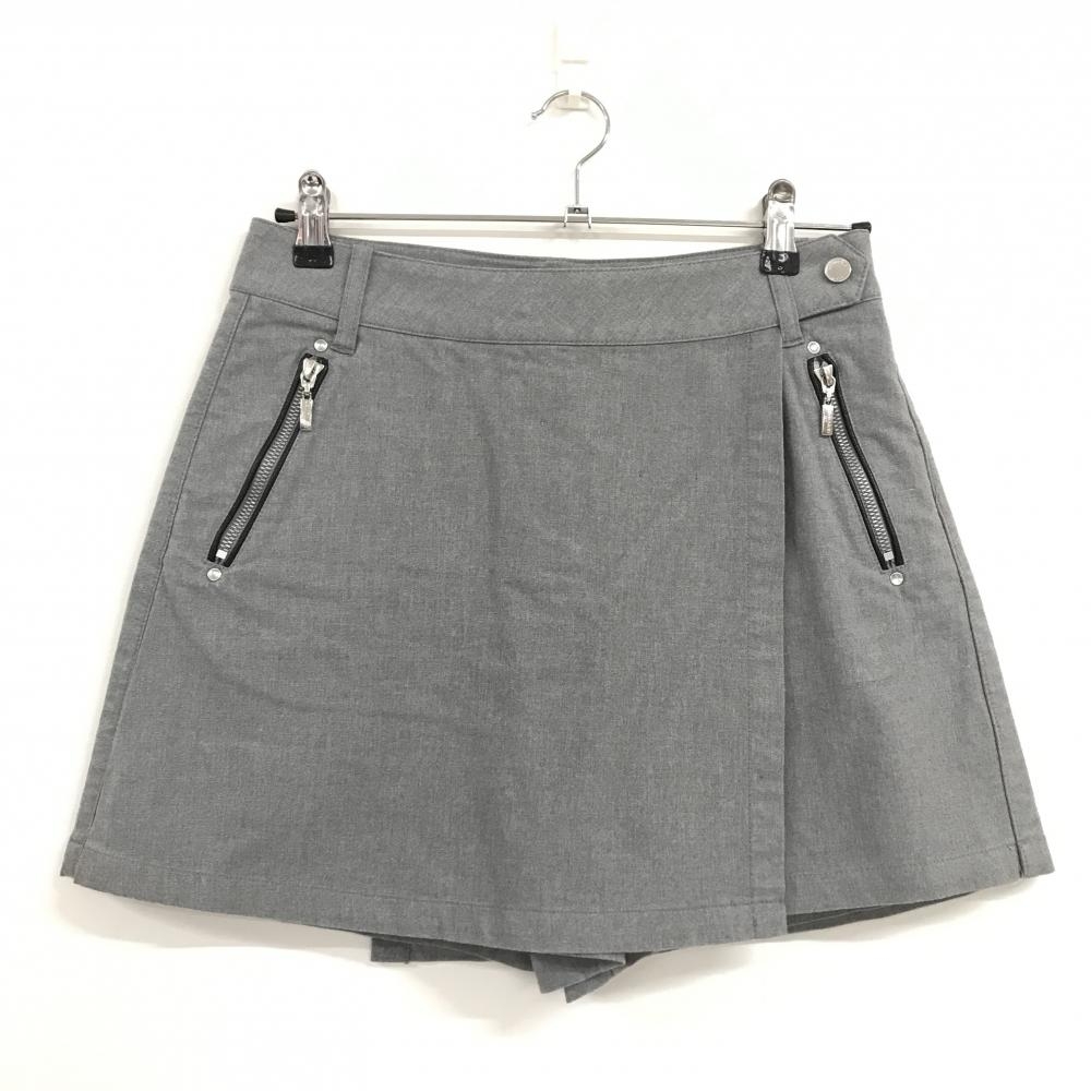 【超美品】カルバンクライン スカート グレー  内側パンツ レディース 9 ゴルフウェア Calvin　Klein