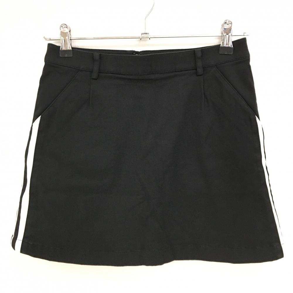 カルバンクラインゴルフ スカート 黒×白 サイドライン ストレッチ メッシュ裏地 レディース 7 ゴルフウェア Calvin Klein golf 