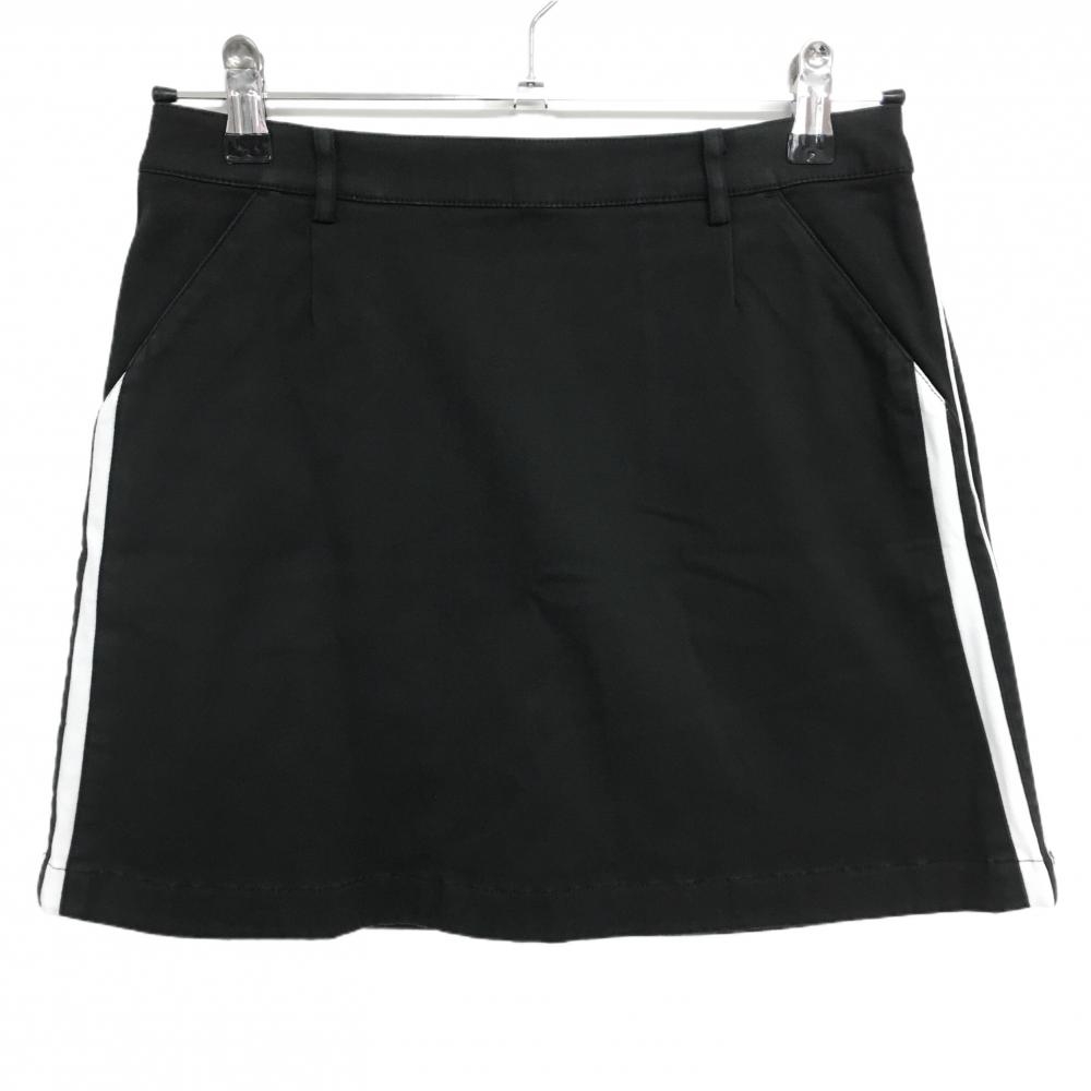 カルバンクラインゴルフ スカート 黒×白 サイドライン 裏地メッシュ レディース 9 ゴルフウェア Calvin Klein