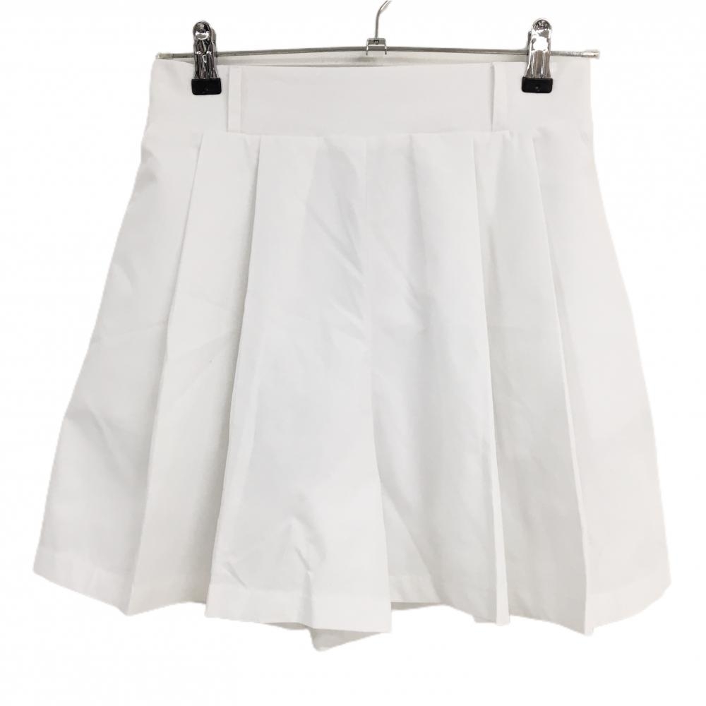 【美品】セブンティートゥークラブハウス キュロットスカート 白 内側インナーパンツ レディース F ゴルフウェア STCH