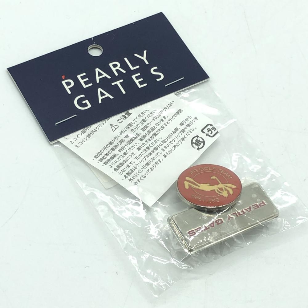 新品 Pearly Gates パーリーゲイツ クリップマーカー 赤 アクセサリー ゴルフウェア 中古ゴルフウェア通販サイトreonard レオナード