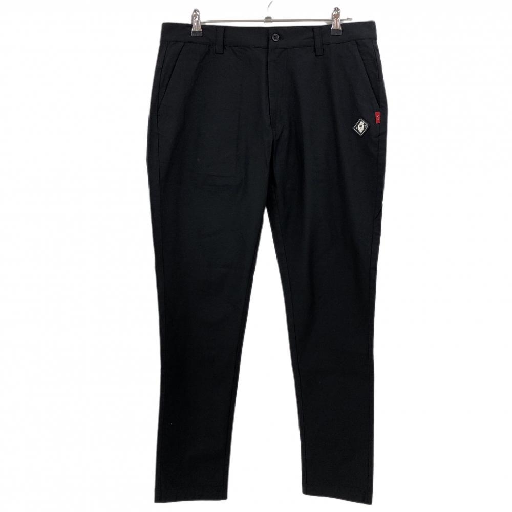 【新品】V12 パンツ 黒 ストレッチ テーパード ロゴ刺しゅう  メンズ XL ゴルフウェア V12