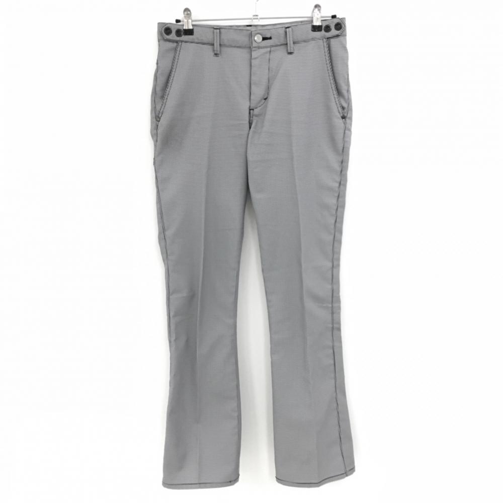 エドウィンPRESTIGE パンツ 白×黒 千鳥柄 メンズ M ゴルフウェア EDWIN GOLF