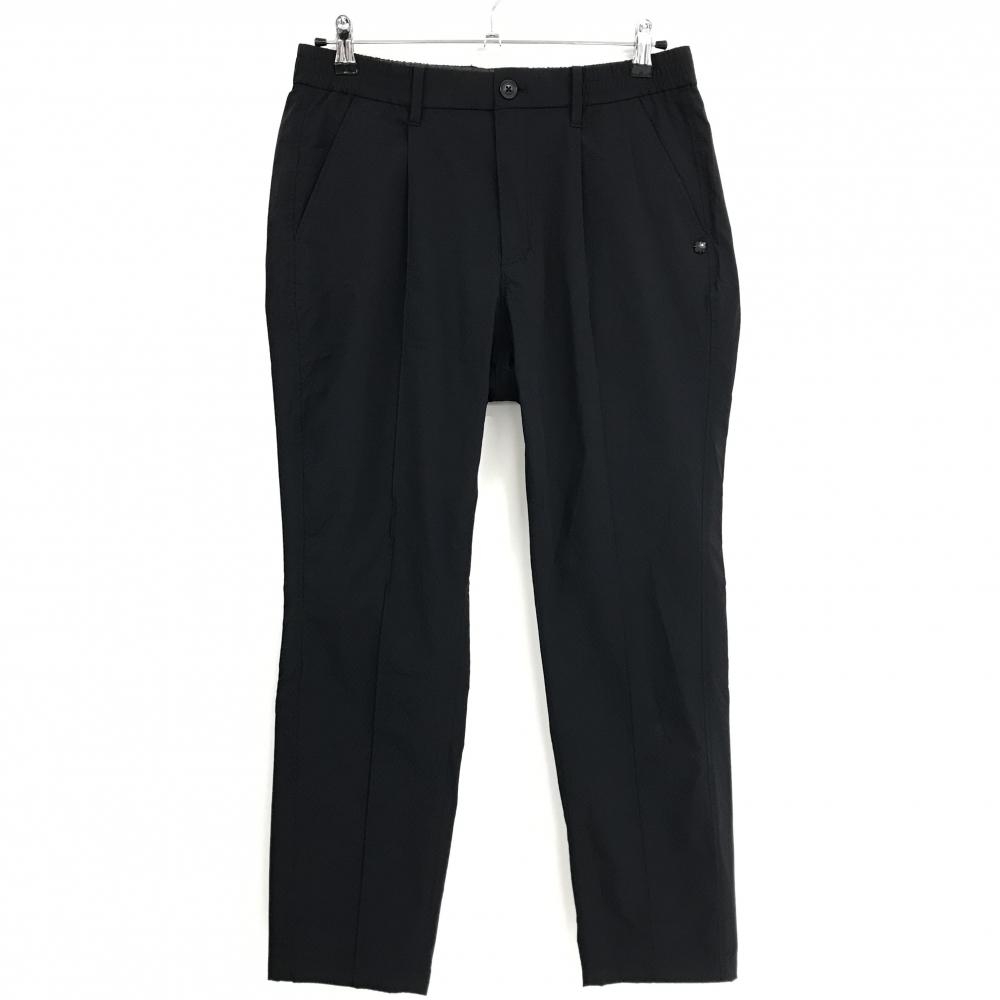 【美品】セントアンドリュース ナイロンパンツ 黒系 地模様 ウエストゴム  メンズ M ゴルフウェア 2025年モデル St ANDREWS