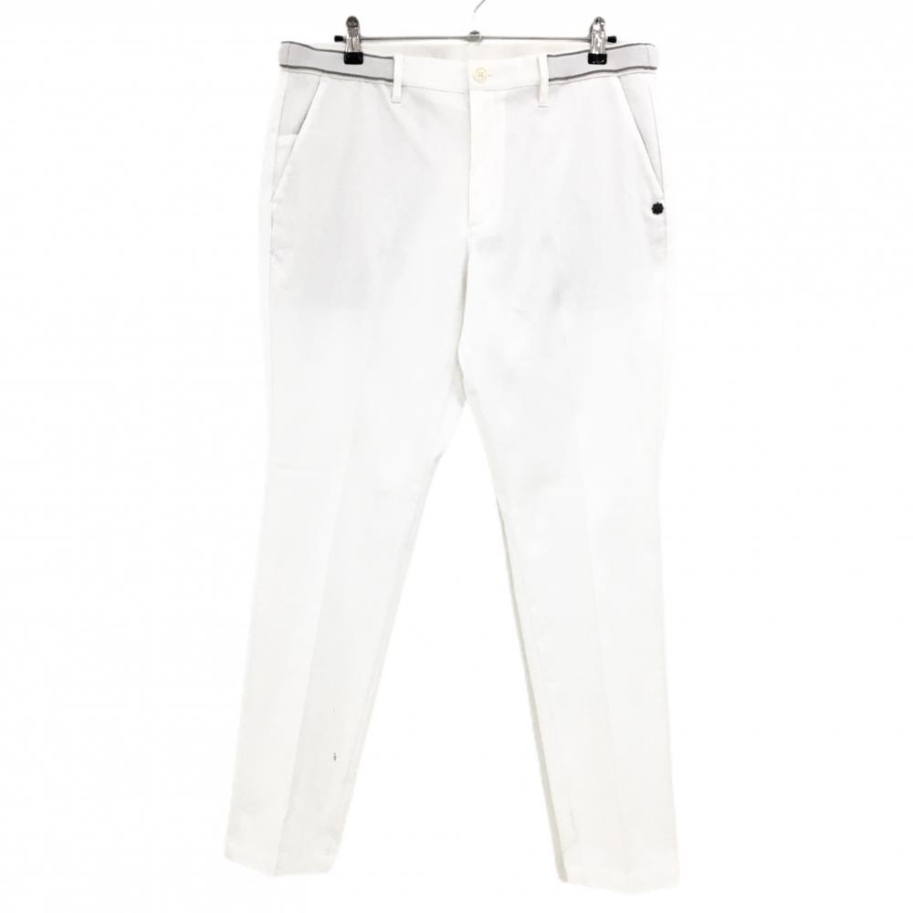 セントアンドリュース パンツ 白 総柄地模様 ウエストゴム ストレッチ メンズ 3L ゴルフウェア 大きいサイズ St ANDREWS