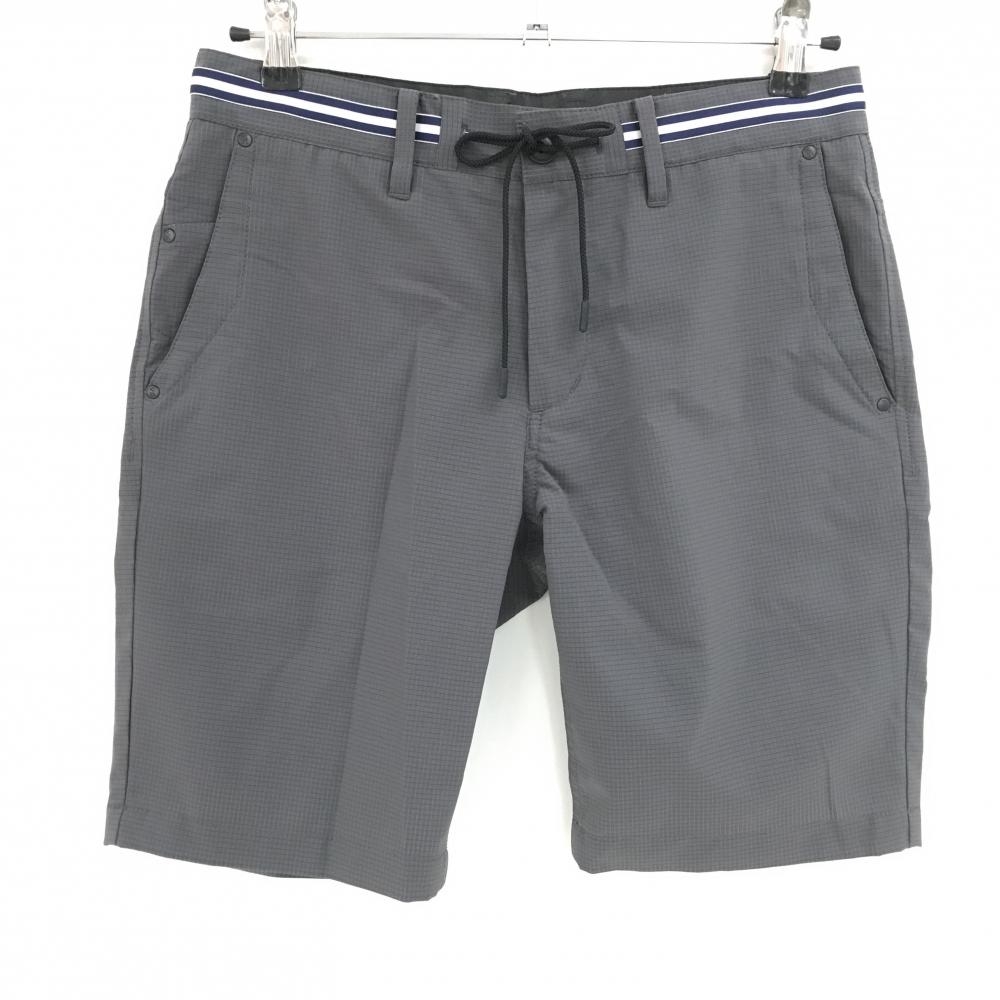 【美品】セントアンドリュース ハーフパンツ グレー 格子柄地模様  メンズ S ゴルフウェア St ANDREWS