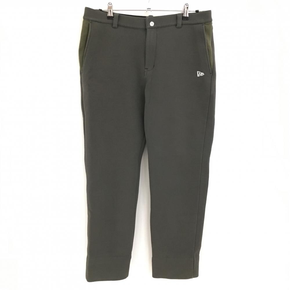 ニューエラ パンツ カーキ ストレッチ ロゴ白 メンズ XX LARGE ゴルフウェア New Era