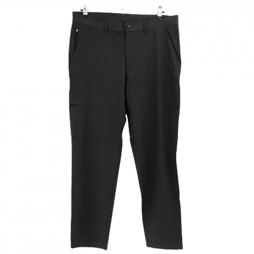 【超美品】ニューエラ パンツ ダークブラウン ロゴ刺しゅう 複数ポケット メンズ X LARGE ゴルフウェア New Era