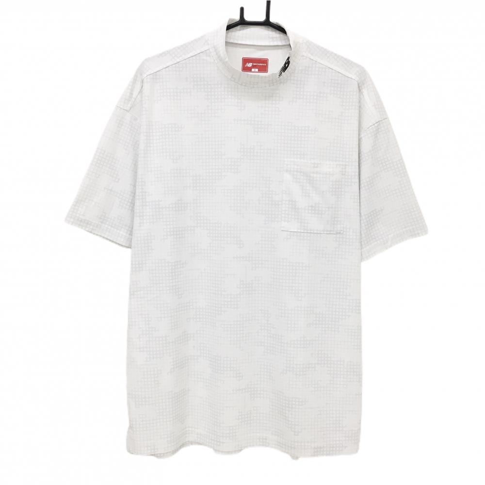 【超美品】ニューバランスゴルフ 半袖ハイネックシャツ  メンズ 7(2XL) ゴルフウェア 2024年モデル 大きいサイズ New Balance