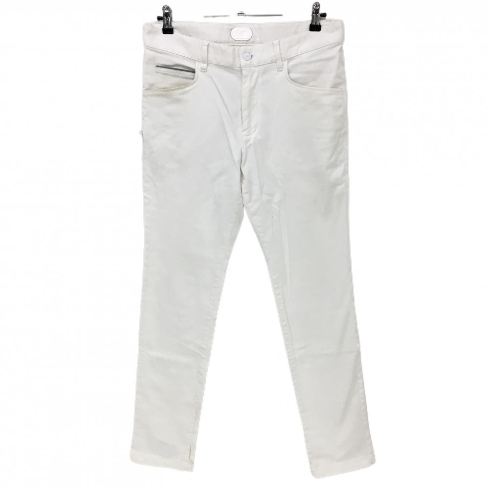 ニューバランスゴルフ パンツ 白 シンプル バック刺しゅう メンズ 5(L) ゴルフウェア New Balance