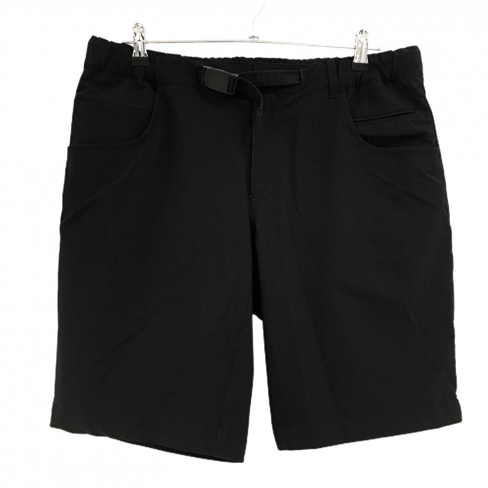 ニューバランスゴルフ ハーフパンツ 黒 バックプリント ストレッチ メンズ 7(2XL) ゴルフウェア New Balance
