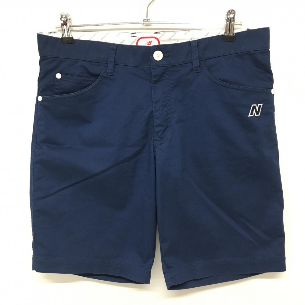 ニューバランスゴルフ ハーフパンツ ネイビー ティー装着可  メンズ 5(L) ゴルフウェア New Balance