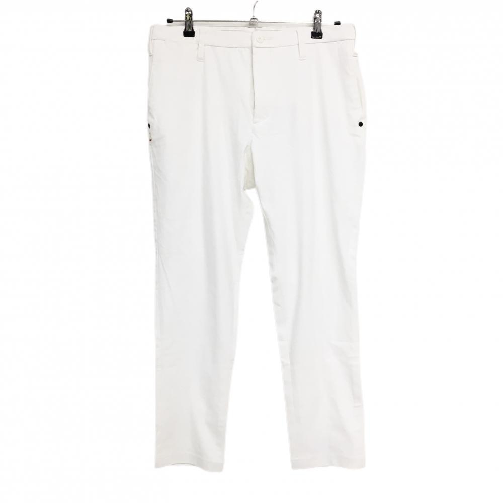 【美品】ブリーフィング パンツ 白 ストレッチ メンズ L ゴルフウェア 2023年モデル BRIEFING