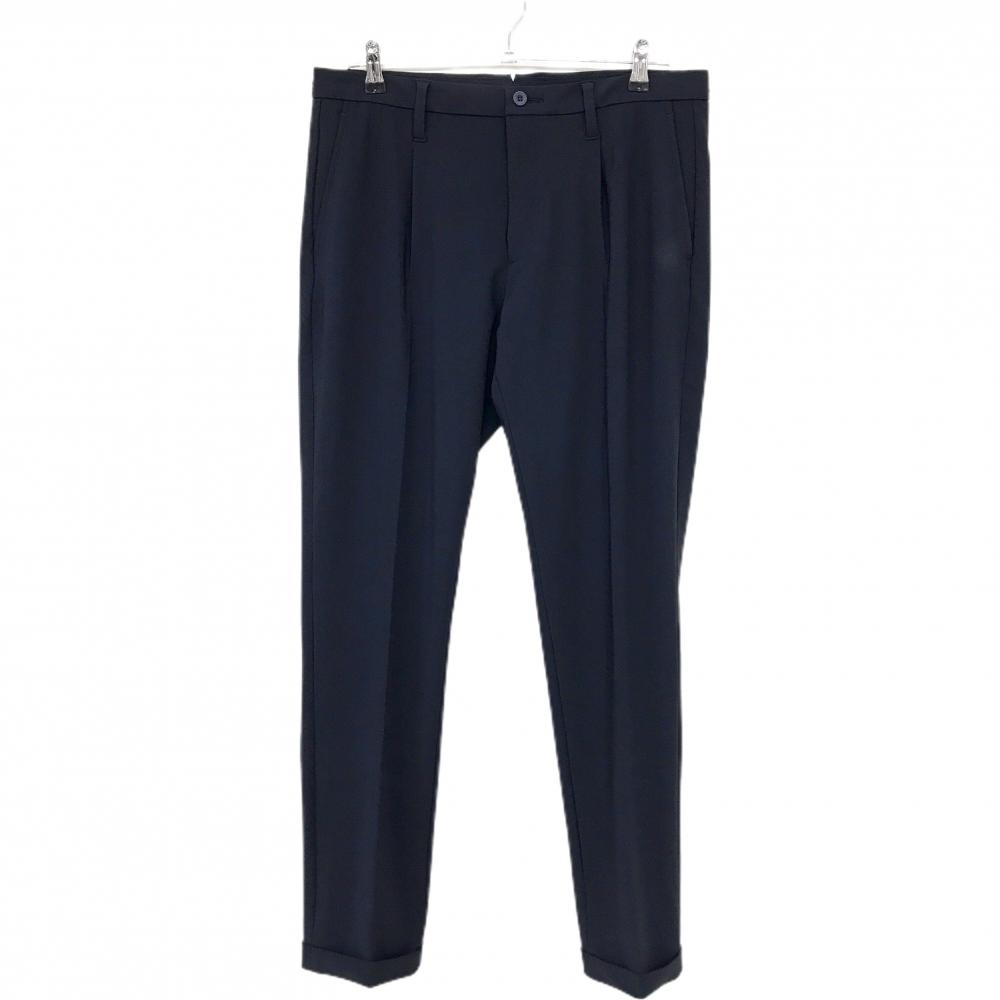 【新品】ブリーフィング パンツ ダークネイビー系 後ろロゴ ストレッチ メンズ L ゴルフウェア 2025年モデル BRIEFING