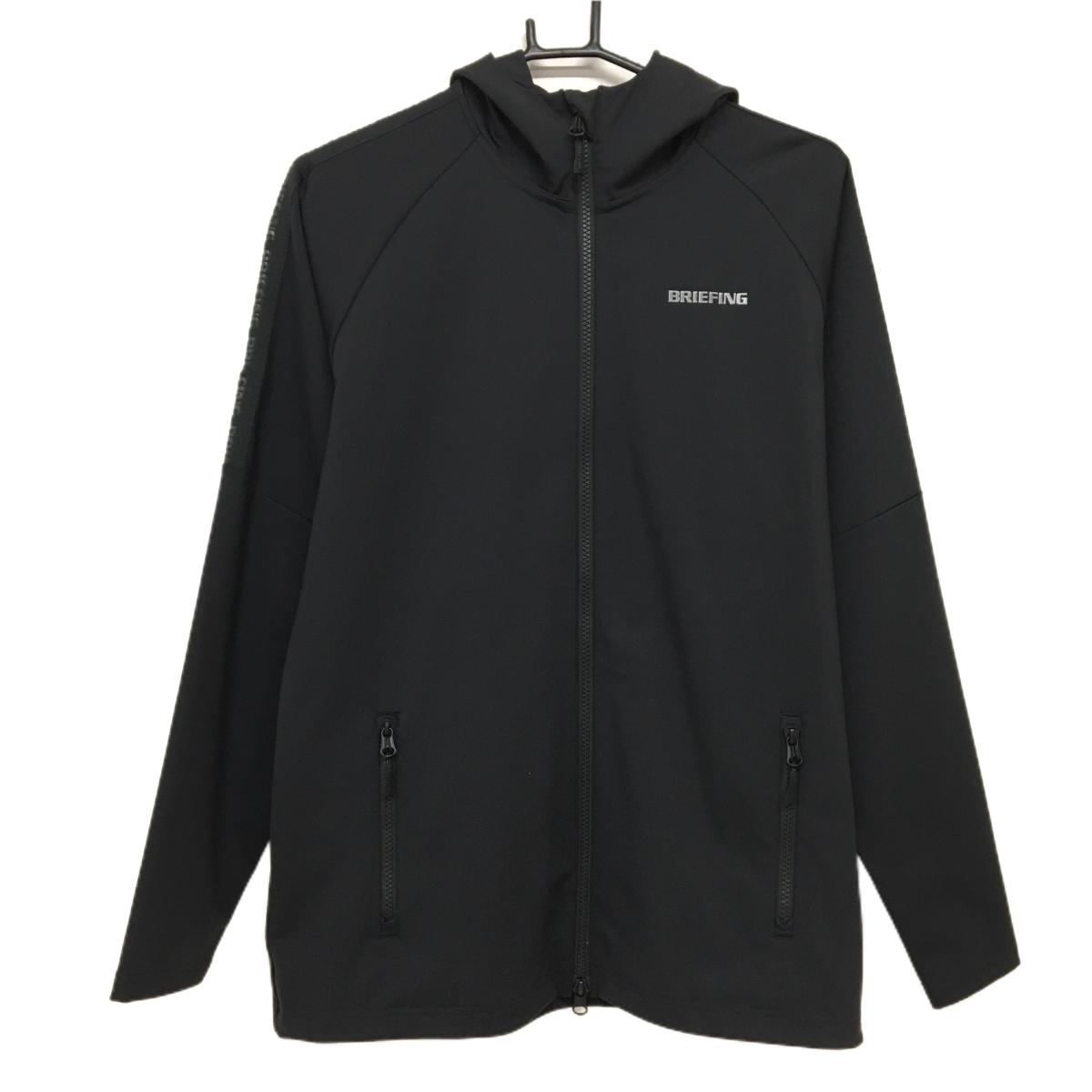 【超美品】ブリーフィング ジップパーカー 黒 ジャケット メンズ M ゴルフウェア 2025年モデル BRIEFING