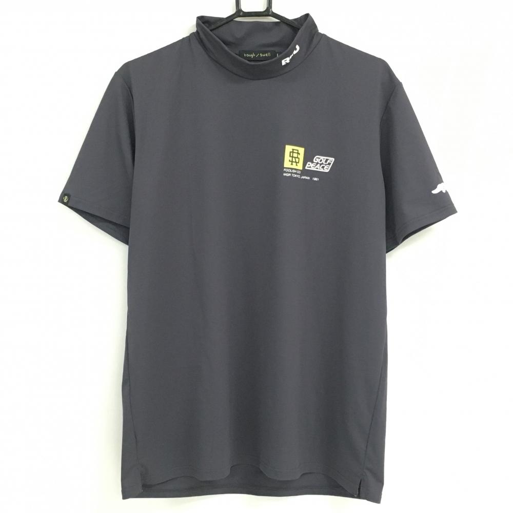 超美品】マークアンドロナ 半袖ポロシャツ 黒×ネイビー 襟・袖口 超美品】マークアンドロナ 半袖ポロシャツ 黒×ネイビー 襟・袖口