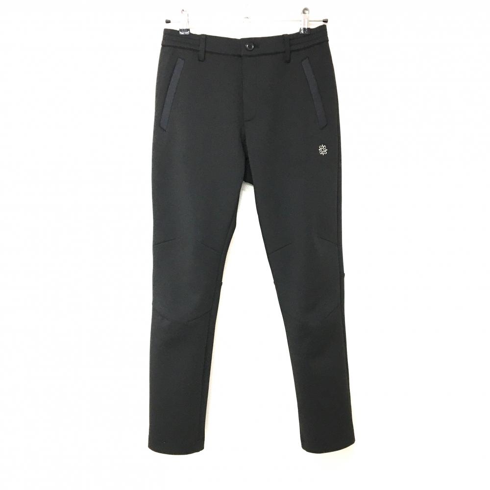 【超美品】セントアンドリュース パンツ 黒 ストレッチ ウエストゴム レディース M ゴルフウェア St ANDREWS