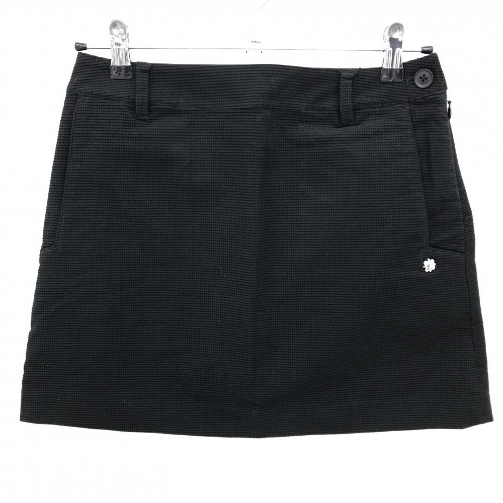 【新品】セントアンドリュース スカート 黒 織生地 ストレッチ  レディース M ゴルフウェア St ANDREWS