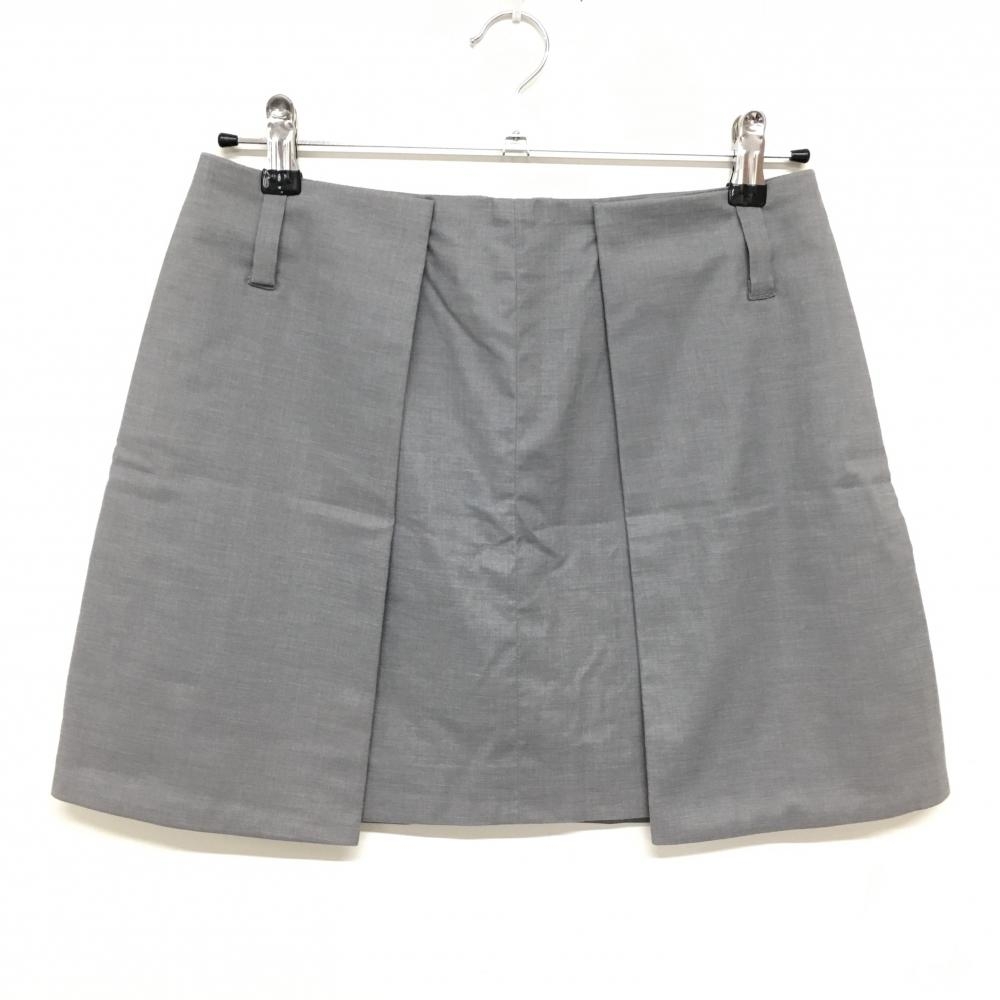 【超美品】セントアンドリュース スカート グレー レイヤード風 内側インナーパンツ  レディース M ゴルフウェア St ANDREWS