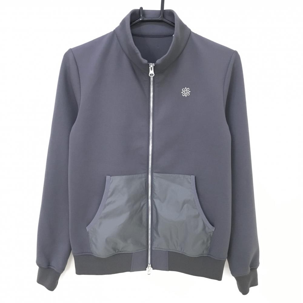 【超美品】セントアンドリュース ジャケットブルゾン グレー ダブルジップ ジャージ レディース S ゴルフウェア St ANDREWS