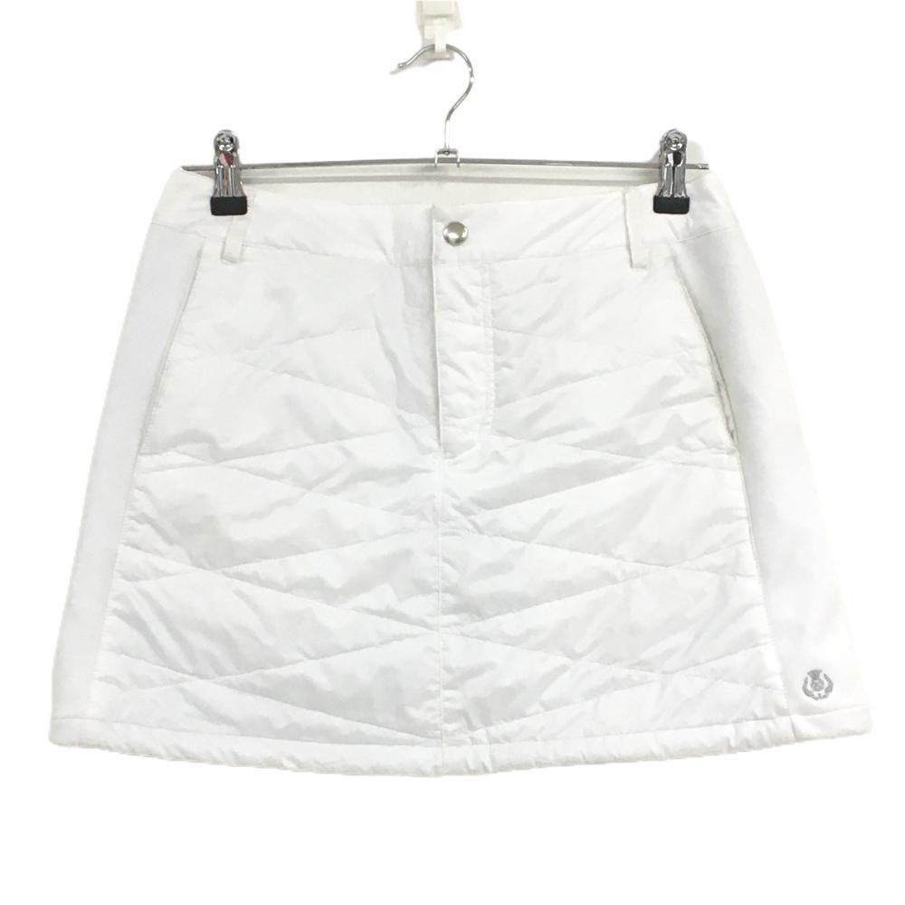 セントアンドリュース 中綿スカート 白 サイド切替 内側インナーパンツ  レディース M ゴルフウェア St ANDREWS