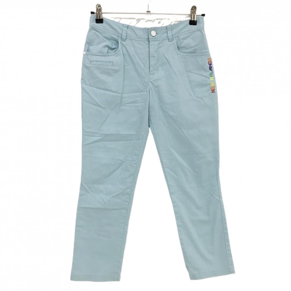 ニューバランスゴルフ パンツ ライトブルー カラフルロゴ レディース 0(S) ゴルフウェア New Balance