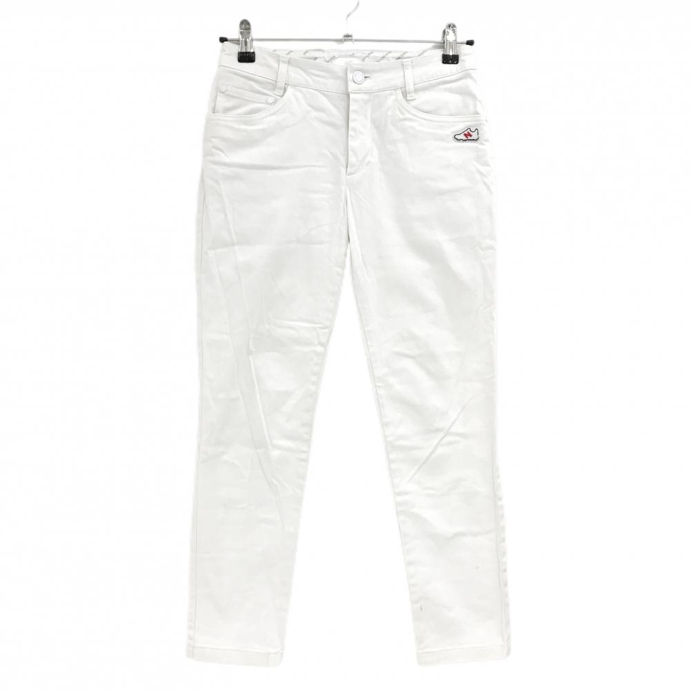 ニューバランスゴルフ パンツ 白 後ろロゴ刺しゅう ストレッチ レディース 00(XS) ゴルフウェア New Balance