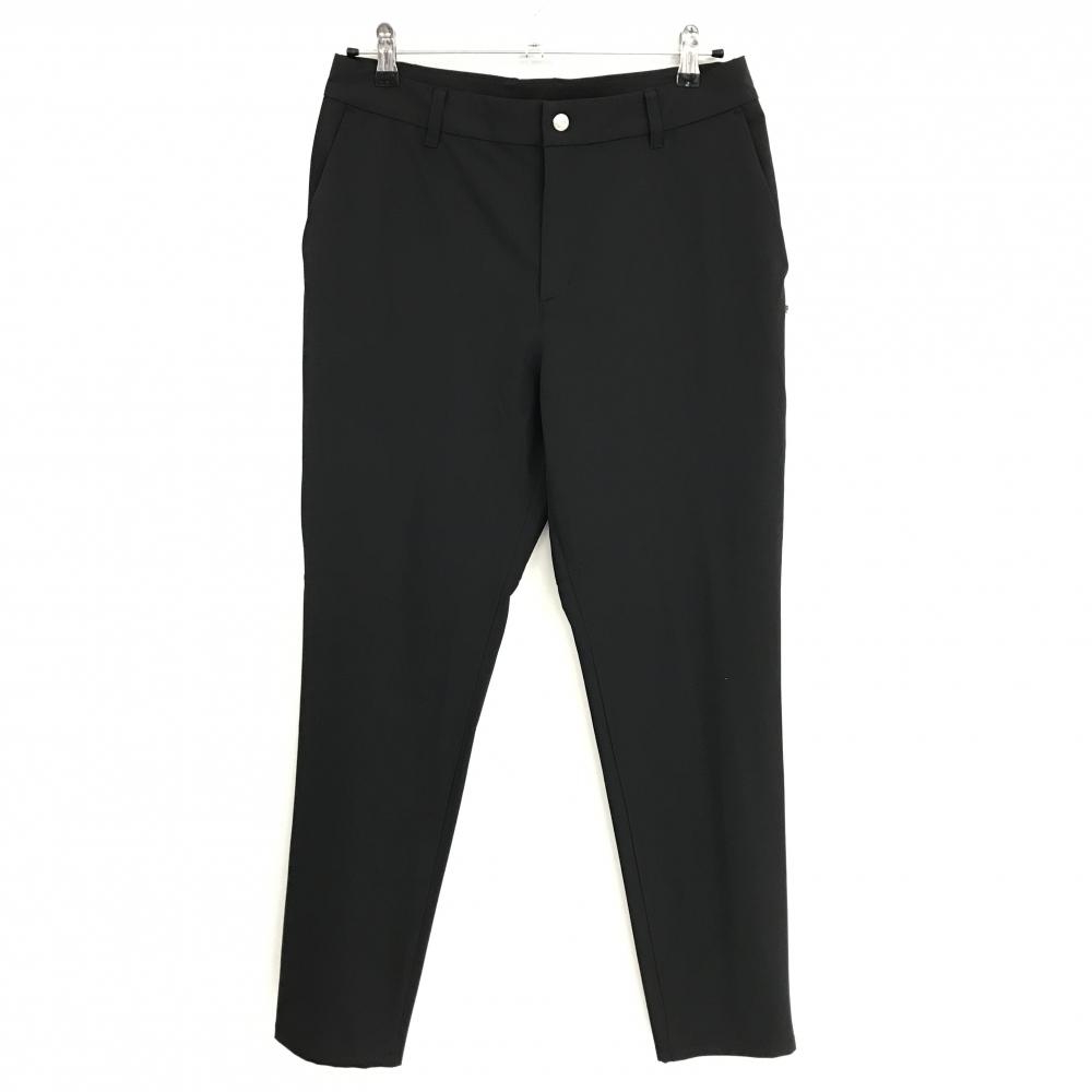 【超美品】ニューバランスゴルフ パンツ 黒 ロゴシルバー ストレッチ レディース 3(XL) ゴルフウェア 2025年モデル New Balance