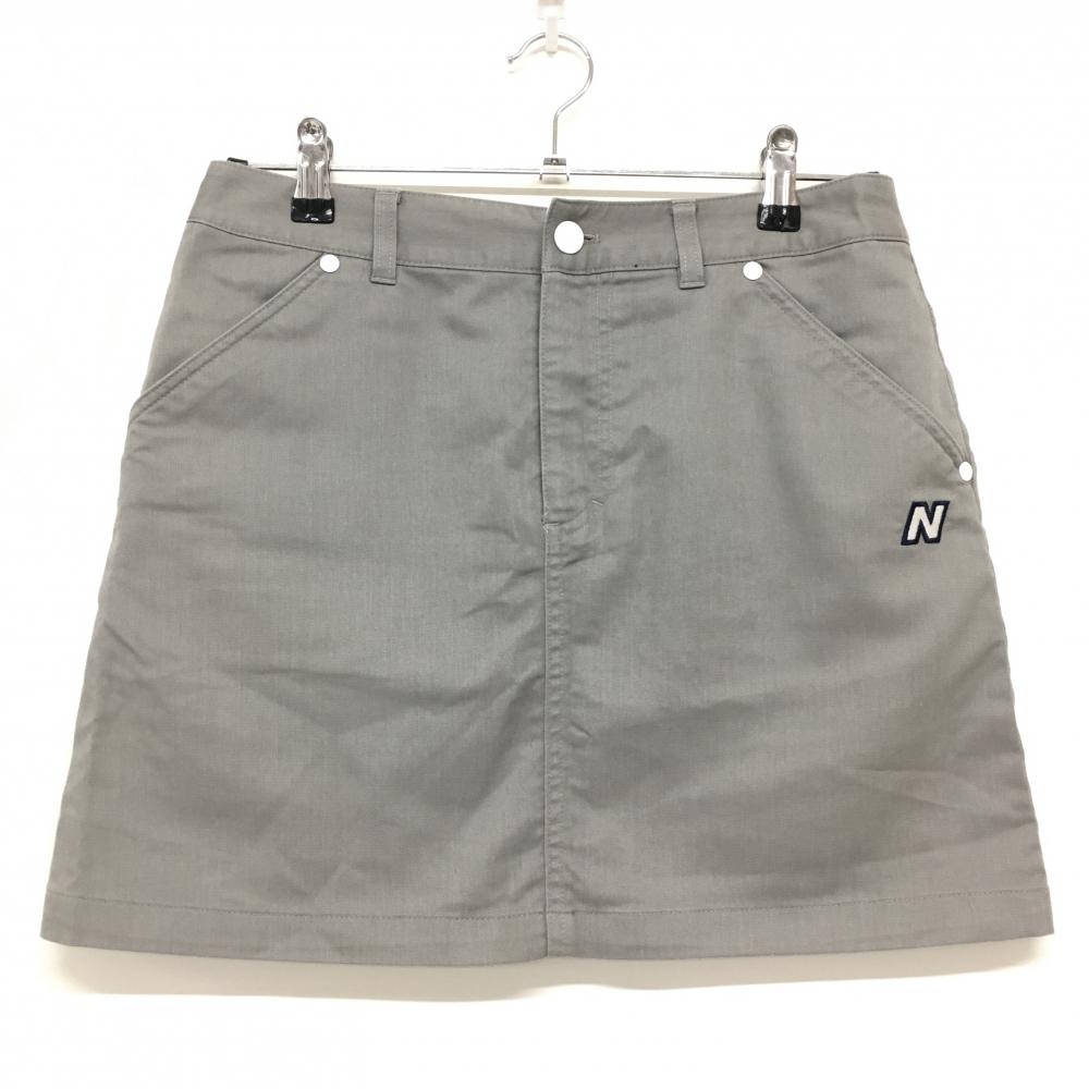 ニューバランス スカート グレー ヒップポケット刺しゅう  レディース 1(M) ゴルフウェア New Balance
