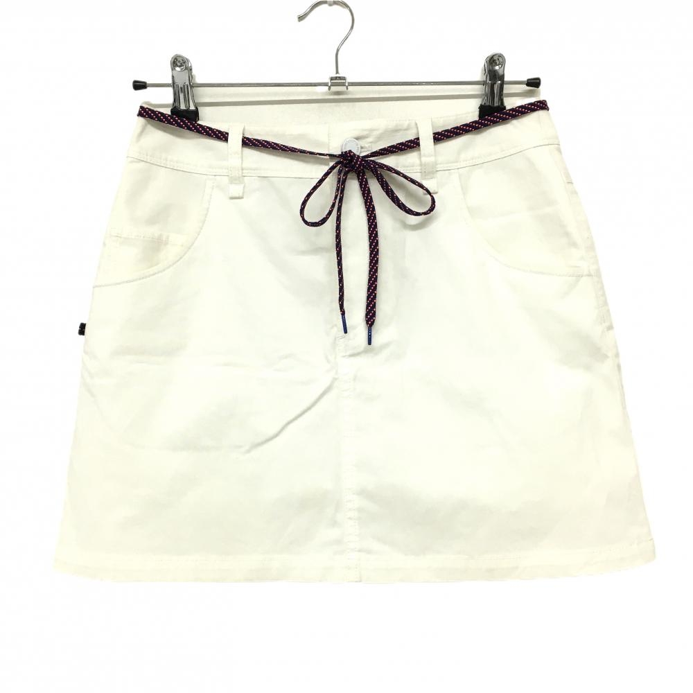 ニューバランスゴルフ スカート 白 ウエスト紐付き ストレッチ  レディース 1(M) ゴルフウェア New Balance
