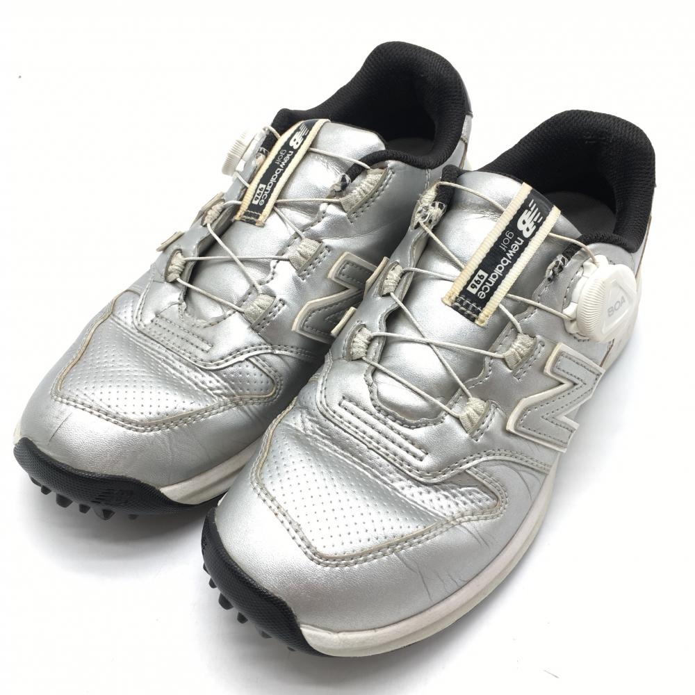 ニューバランス ゴルフシューズ シルバー WGBS996Z スパイクレス BOA レディース 23.0 ゴルフウェア New Balance