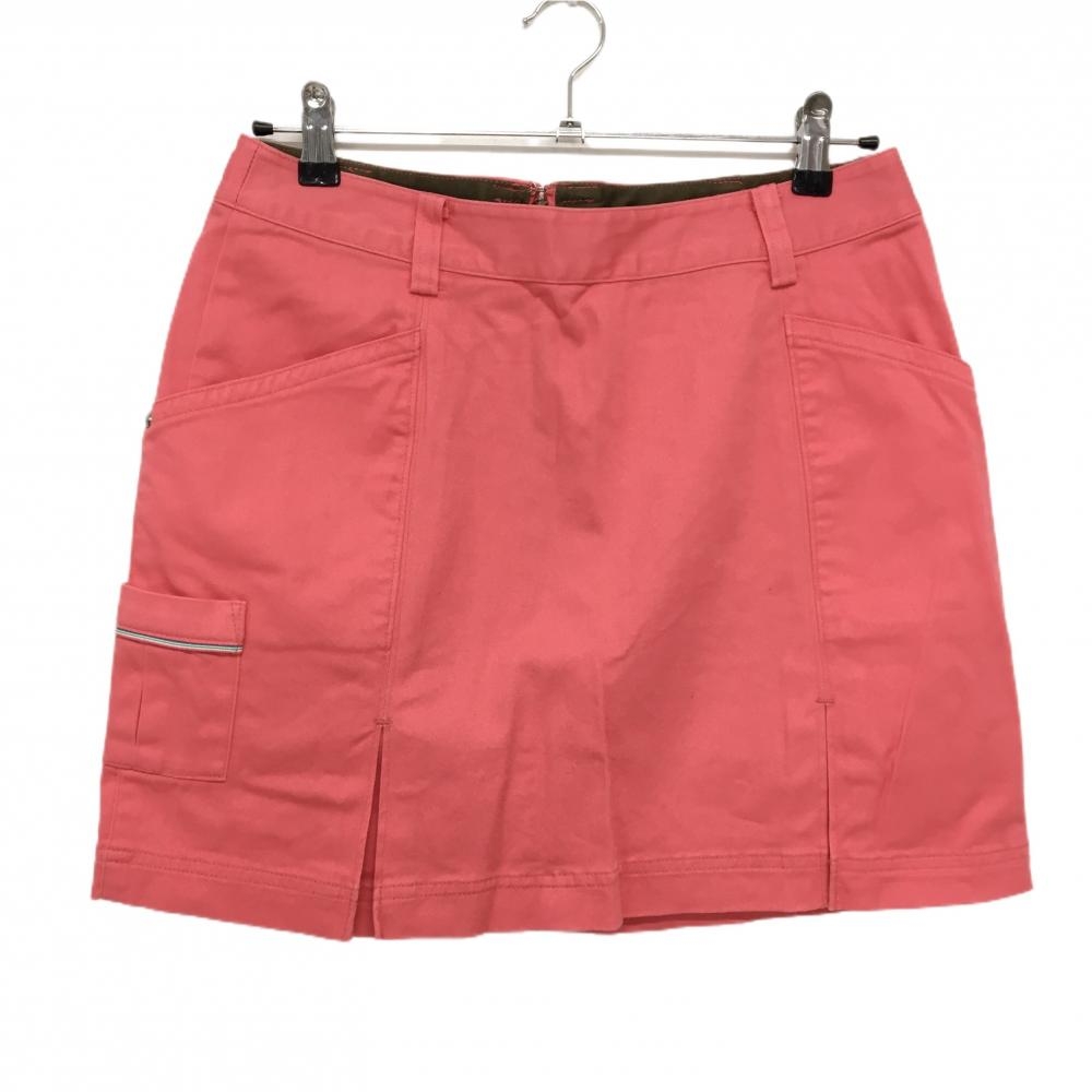 パラディーゾ スカート ピンク ロゴ刺しゅう インナーパンツ付き レディース L ゴルフウェア Paradiso