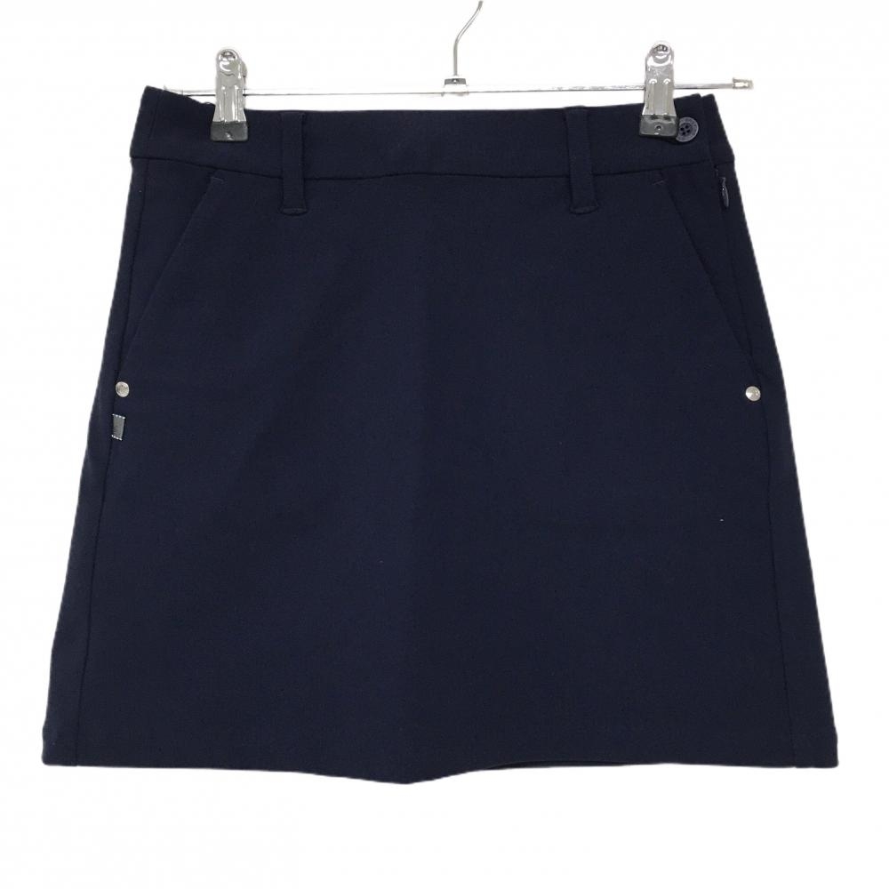 【新品】ブリーフィング スカート ネイビー シンプル ストレッチ インナーパンツ無 レディース S ゴルフウェア BRIEFING