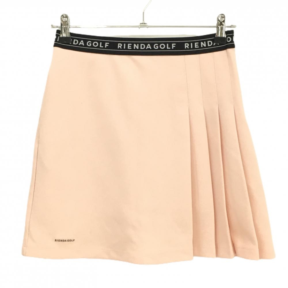 【美品】リエンダゴルフ スカート ピンク ストレッチ 内側インナーパンツ レディース M ゴルフウェア rienda suelta