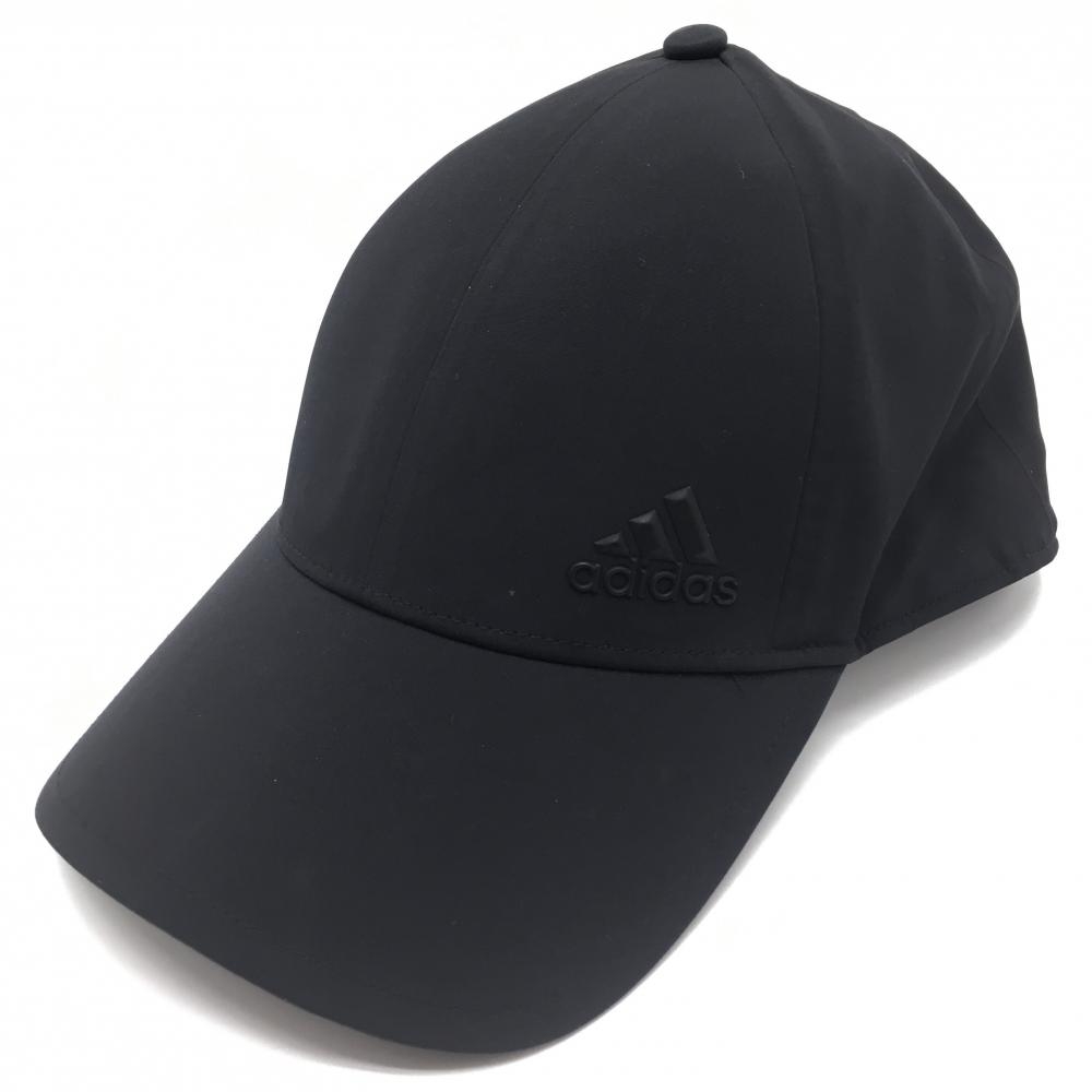 アディダス キャップ 黒 立体ロゴ  OSF(57-59cm) ゴルフウェア adidas