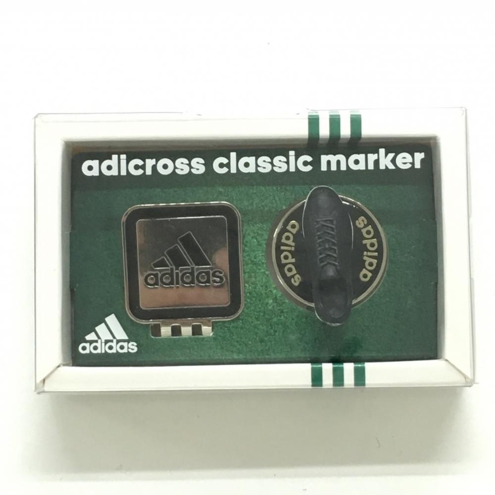 【新品】アディダス クリップマーカー 黒ゴルフ adidas