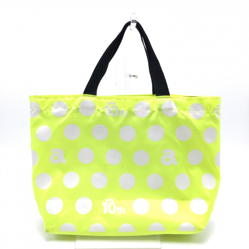 アルチビオ 保冷カートバッグ 蛍光イエロー×白 ドット 10周年ゴルフ 非売品 archivio