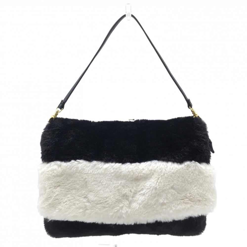 【超美品】キャロウェイ ボアカートバッグ 黒×白 バイカラー ショルダーバッグゴルフ Callaway