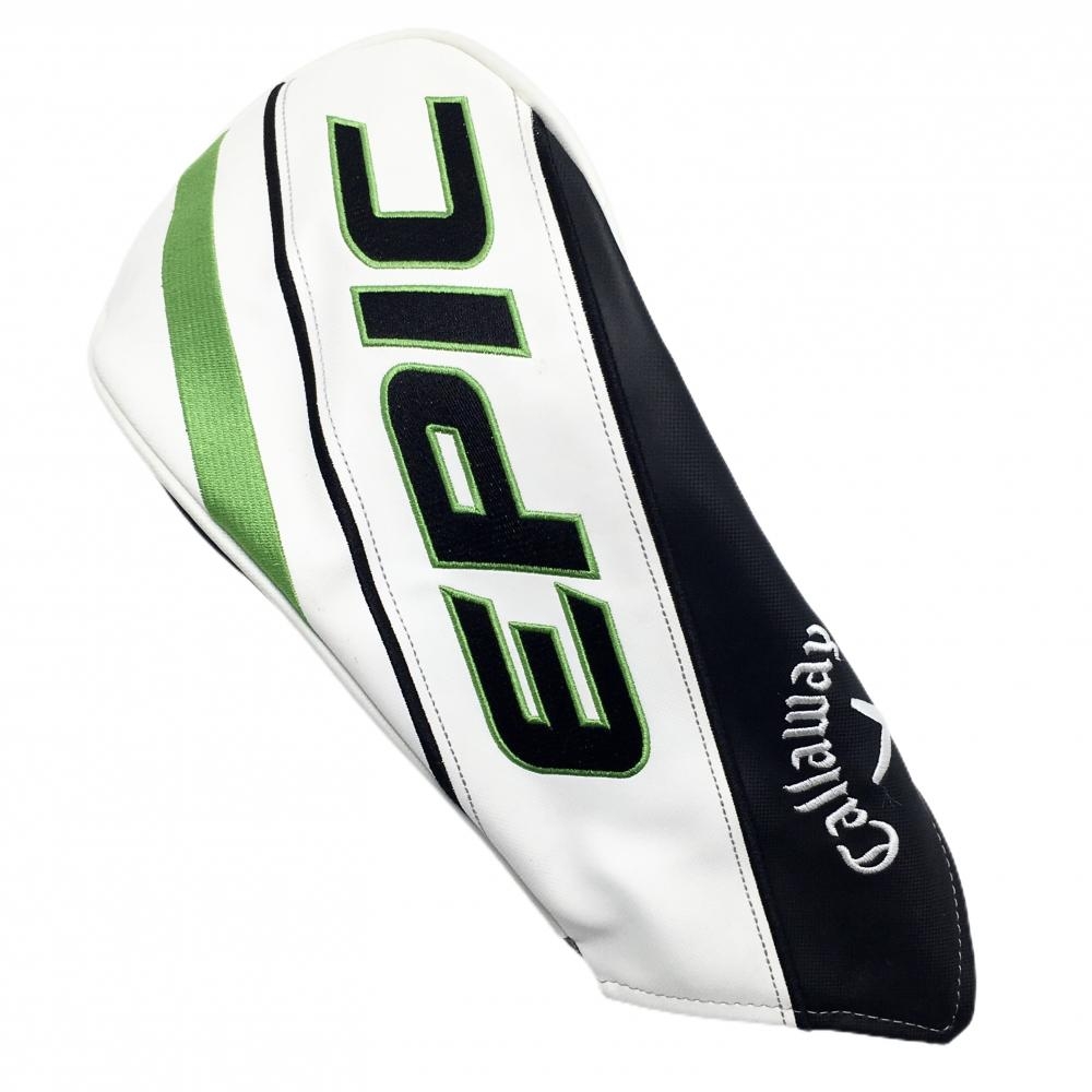 【美品】キャロウェイ ヘッドカバー(DR) 白×ダークグレー DR ゴルフ Callaway