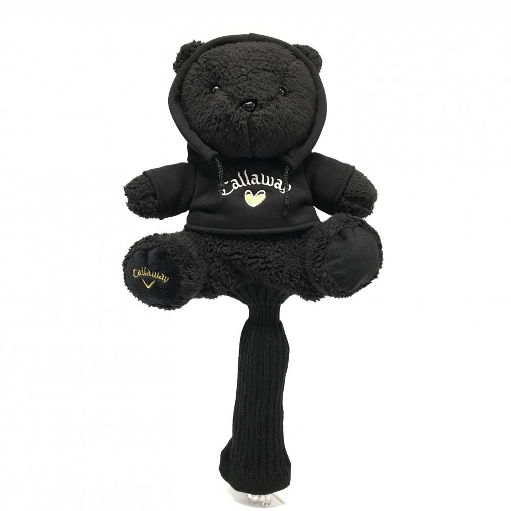 キャロウェイ ヘッドカバー(DR) 黒 ベア ぬいぐるみ ドライバー  ゴルフ Callaway