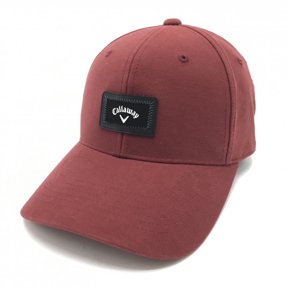 キャロウェイ キャップ レッドブラウン ワッペン FR  ゴルフウェア Callaway