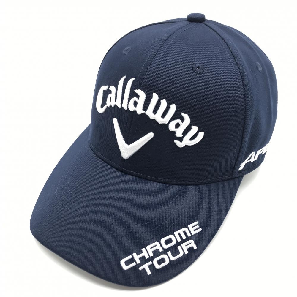 【未使用品】キャロウェイ キャップ ネイビー×白 複数刺しゅう  FR   ゴルフウェア 2025年モデル Callaway