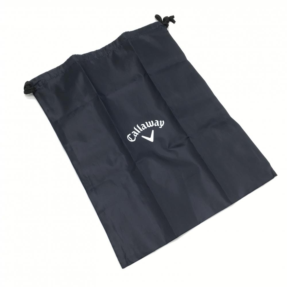 【未使用品】キャロウェイ 巾着袋 ネイビー ロゴ白 シューズバッグ ゴルフ Callaway