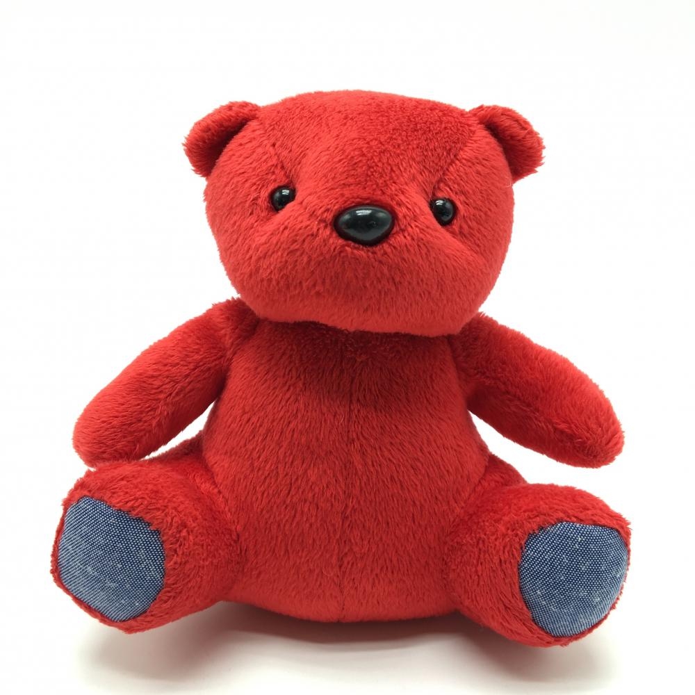 【美品】キャロウェイ キーホルダー レッド くま ぬいぐるみ カラビナ付 ゴルフ Callaway