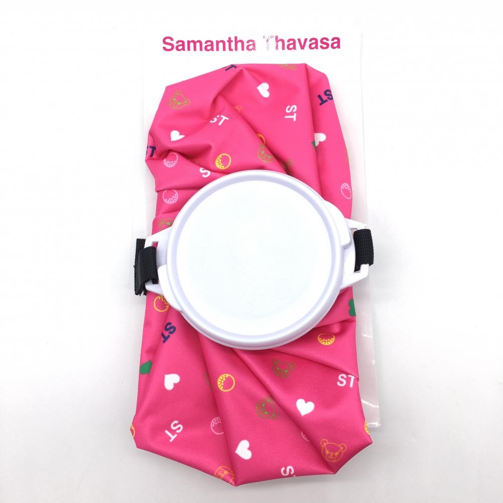 【新品】サマンサタバサ 氷嚢 ピンク×白 ロゴ総柄 ハート柄 アイスバッグ Fゴルフ Samantha Thavasa